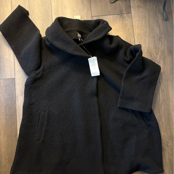 Eileen Fisher Jackets & Blazers - Eileen Fisher Black Cape Jacket
